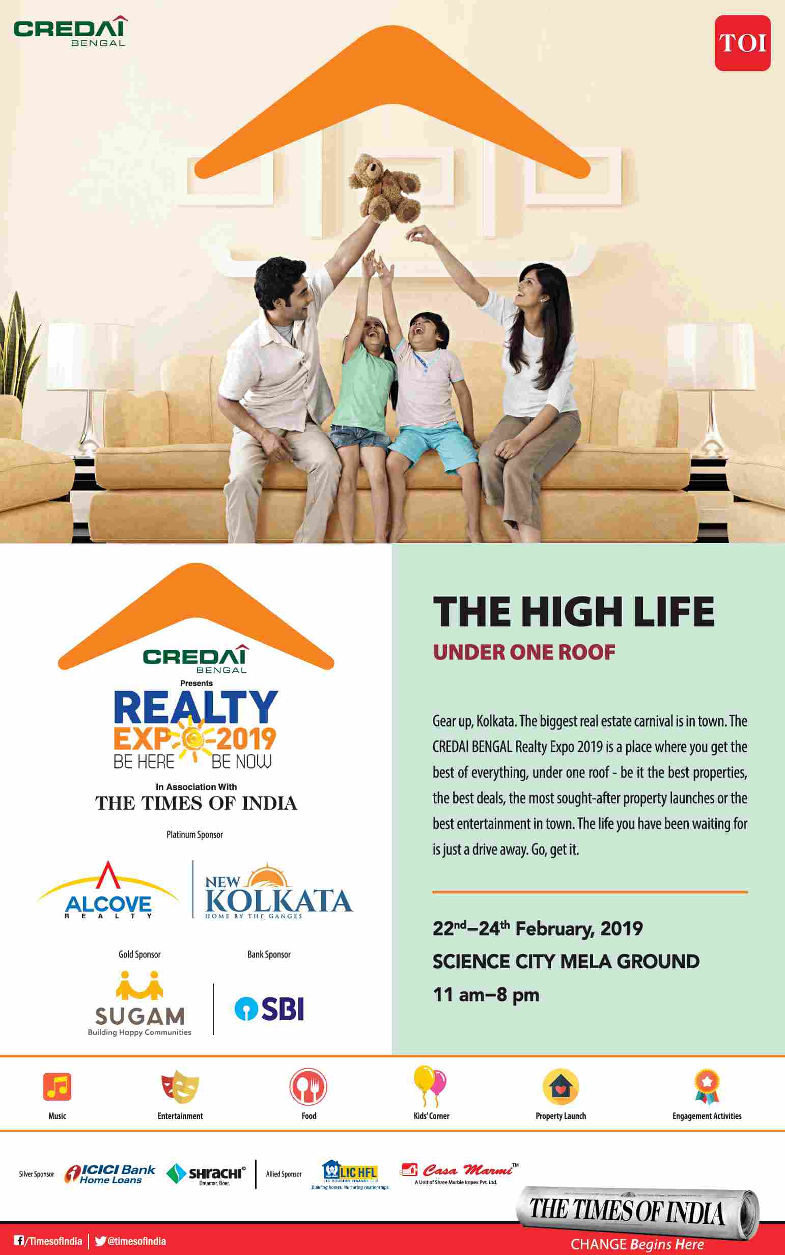 Presenting CREDAI BENGAL Realty Expo 2019 in Kolkata Update